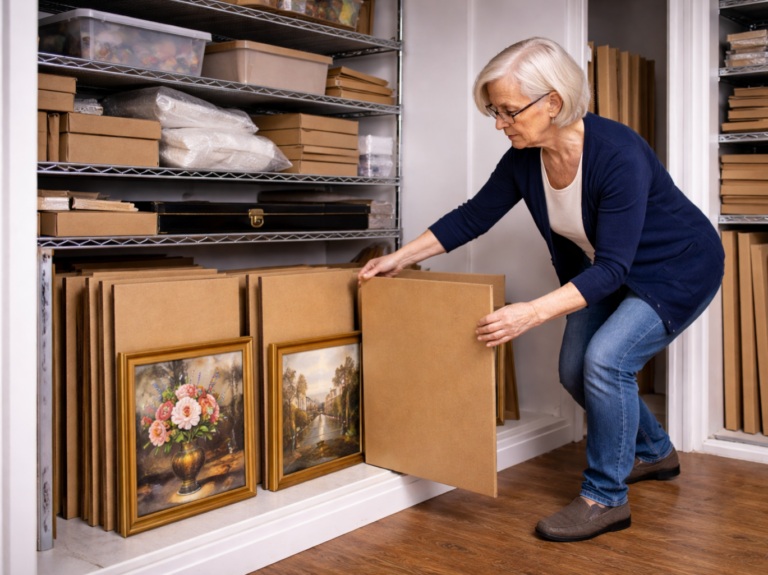 Storing Art Temporarily