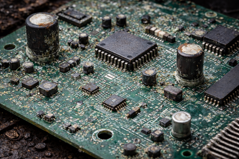 Inspecting Water Damage on Electronics
